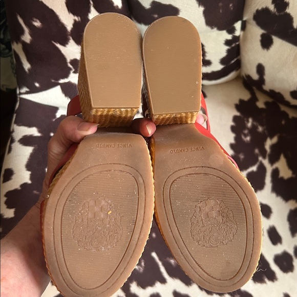 Vince Camuto DEIRAE Sandal Moroccan Clay Vegan 6